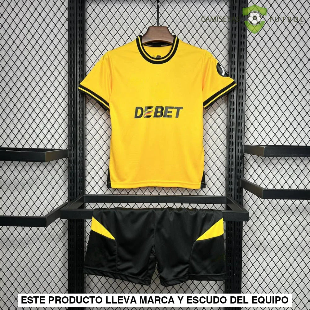 Equipación Wolves 24-25 Local Niño Personalizado