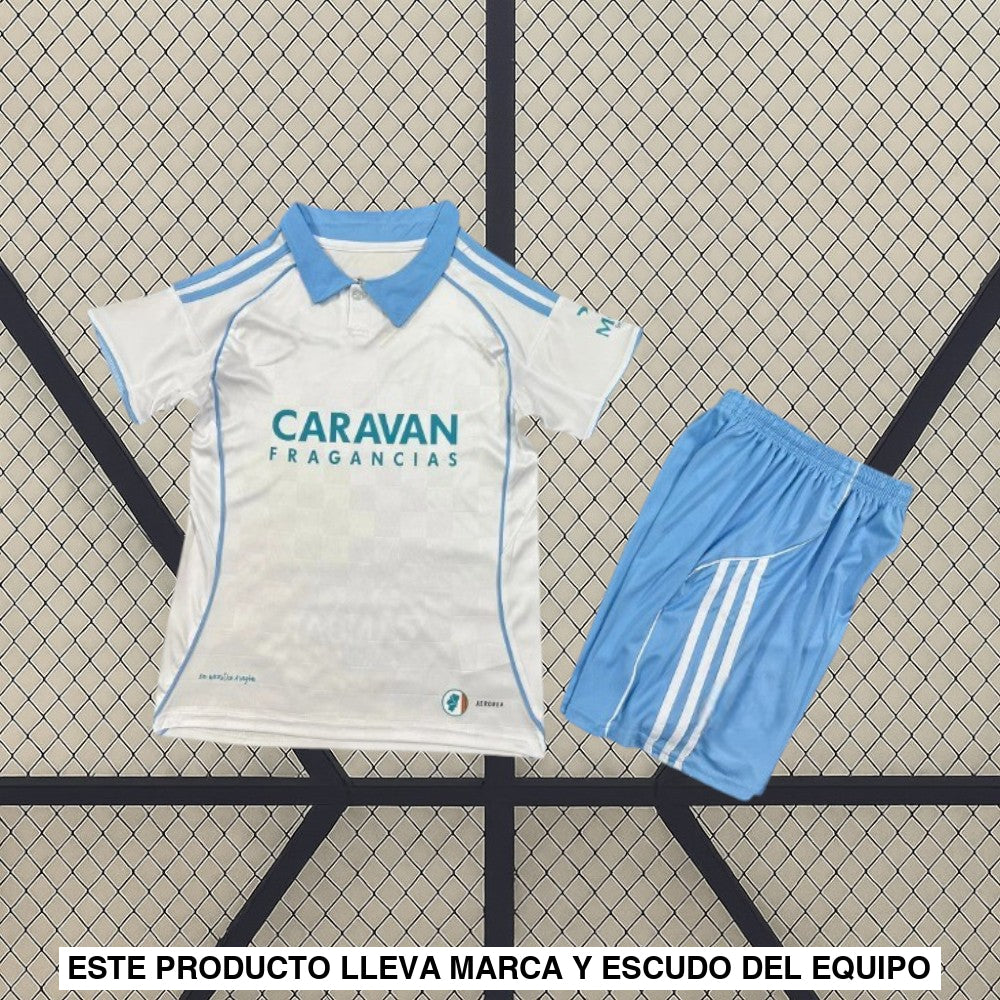 Equipación Zaragoza 25 26 Local Niño Equipación Niño