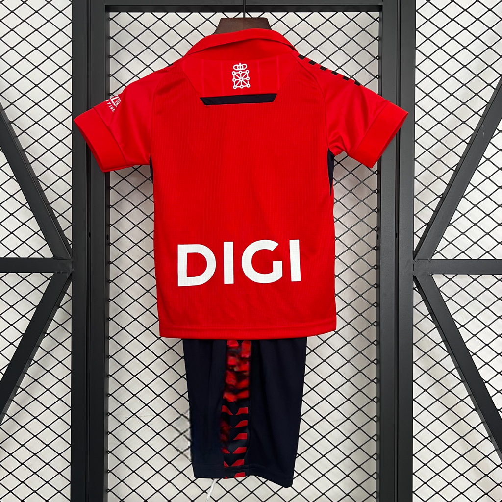 Pack Trío de Equipaciones Osasuna Niño 25-26 (Local + Visitante + 3ª)