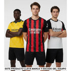 Pack Trío de Camisetas AC Milan 25-26 (Local + Visitante + 3ª) Camiseta Fan