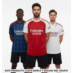 Pack Trío de Camisetas Arsenal 25-26 (Local + Visitante + 3ª) Camiseta Fan