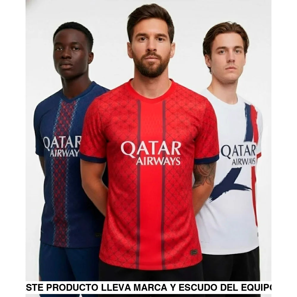 Pack Trío de Camisetas PSG 25-26 (Local Player + Visitante + Edicion Especial Player) Camiseta Player
