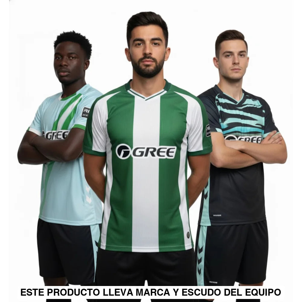 Pack Trío de Camisetas Real Betis 25-26 (Local + Visitante + 3ª) Camiseta Fan