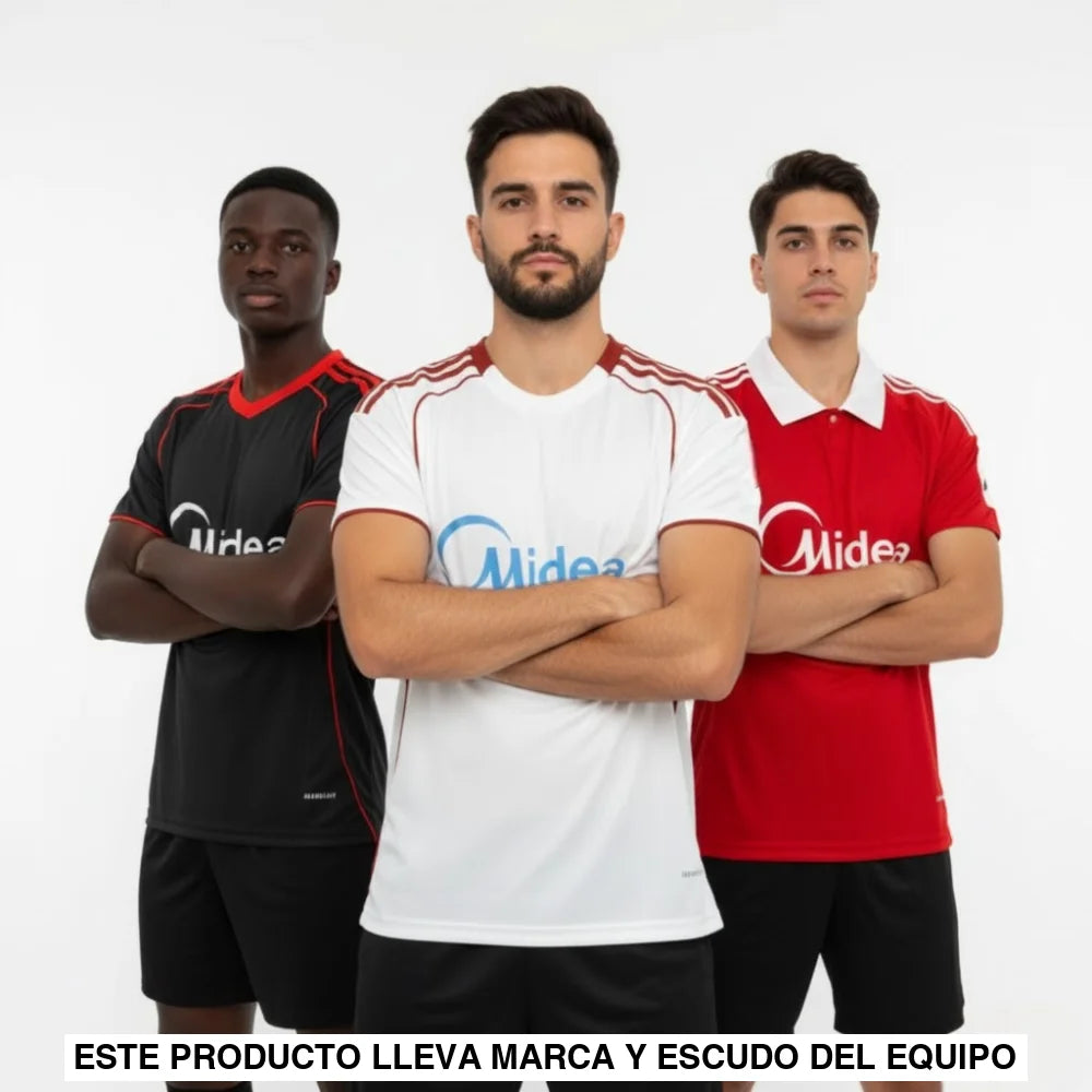 Pack Trío de Camisetas Sevilla 25-26 (Local + Visitante + 3ª) Camiseta Fan