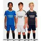 Pack Trío de Equipaciones R.M. Niño 25-26 (Local + Visitante + 3ª) Equipación Niño