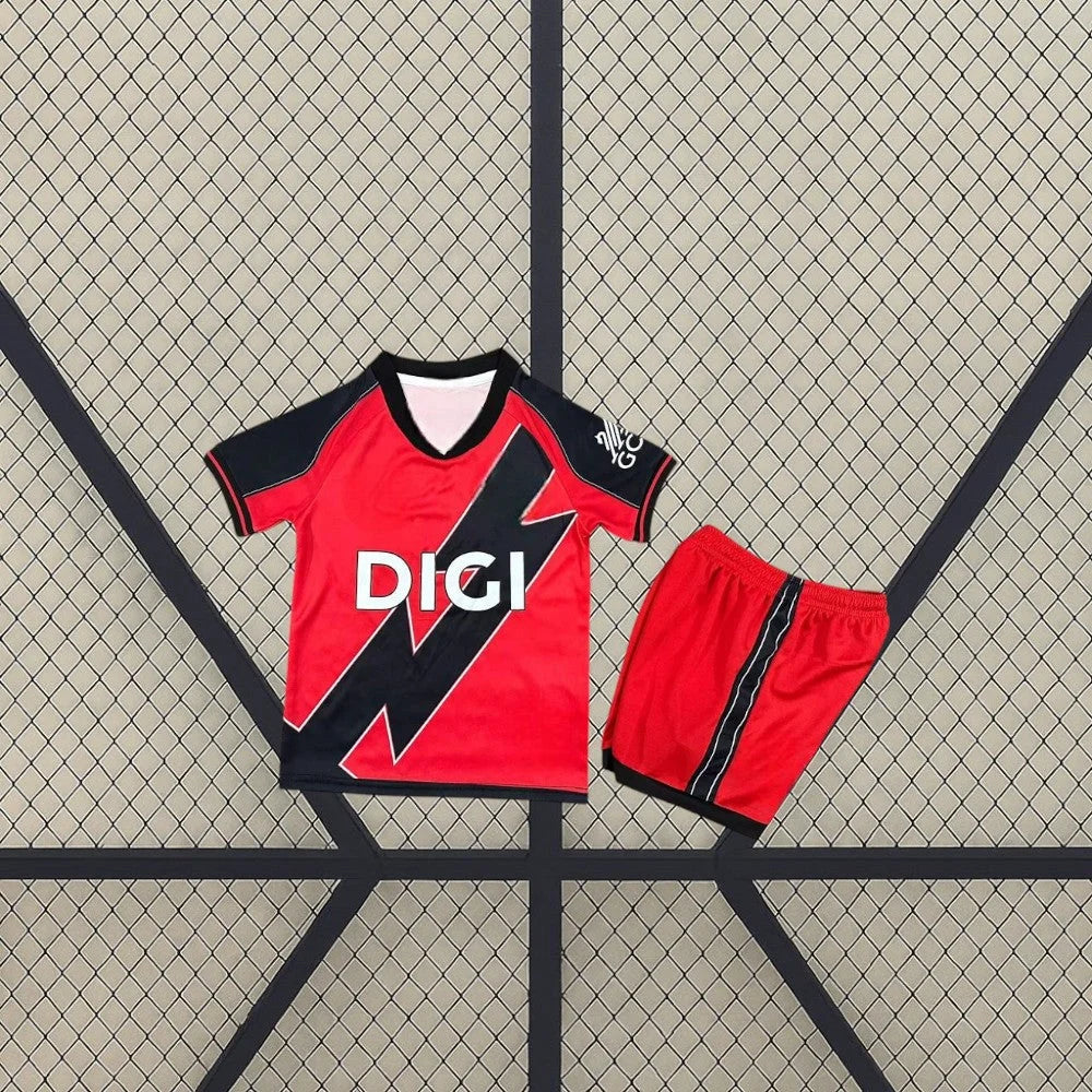 Pack Trío de Equipaciones Rayo Vallecano Niño 25-26 (Local + Visitante + 3ª) Equipación Niño