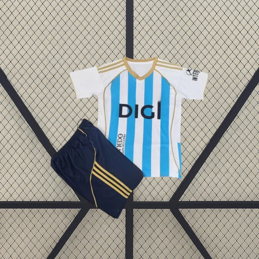 Pack Trío de Equipaciones Real Oviedo Niño 25-26 (Local + Visitante + 3ª) Equipación Niño