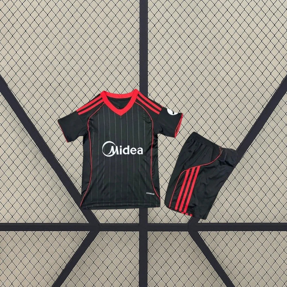 Pack Trío de Equipaciones Sevilla Niño 25-26 (Local + Visitante + 3ª) Equipación Niño