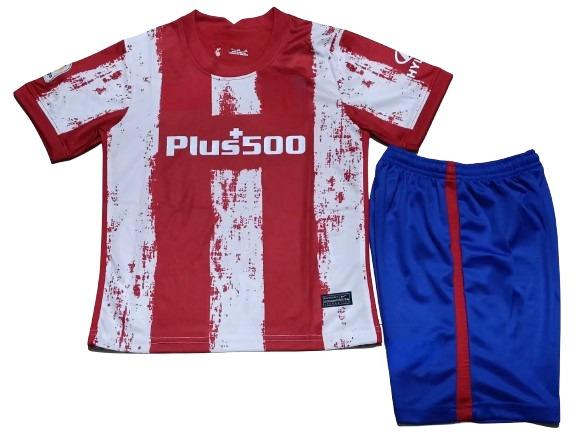 Equipación Atlético de Madrid 21-22, Local , Niño (Lleva personalización Fernando 3, La Liga) (ENTREGA EN 24-72 HORAS)