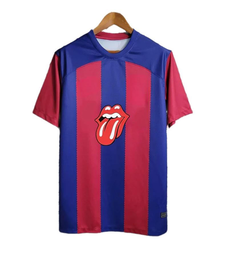 Camiseta Barcelona 23-24, Edición Rolling Stones